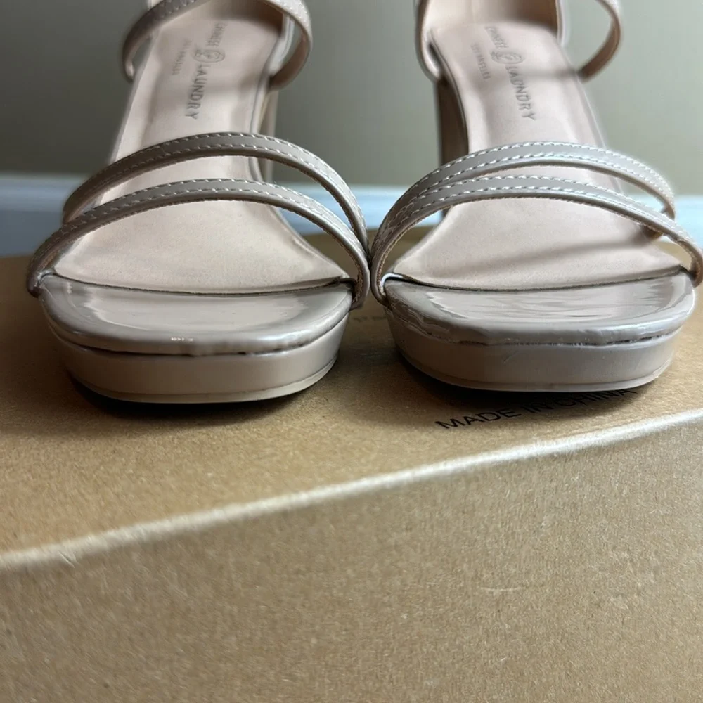 NWOT - Chinese Laundry Women's Heeled Sandal, Beige, Size 9 - Picture 4 of 14